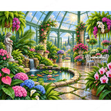 Conservatory Garden Diamond Art Design - Full Drill with 5d Square or Round Diamonds / AB Drills Available