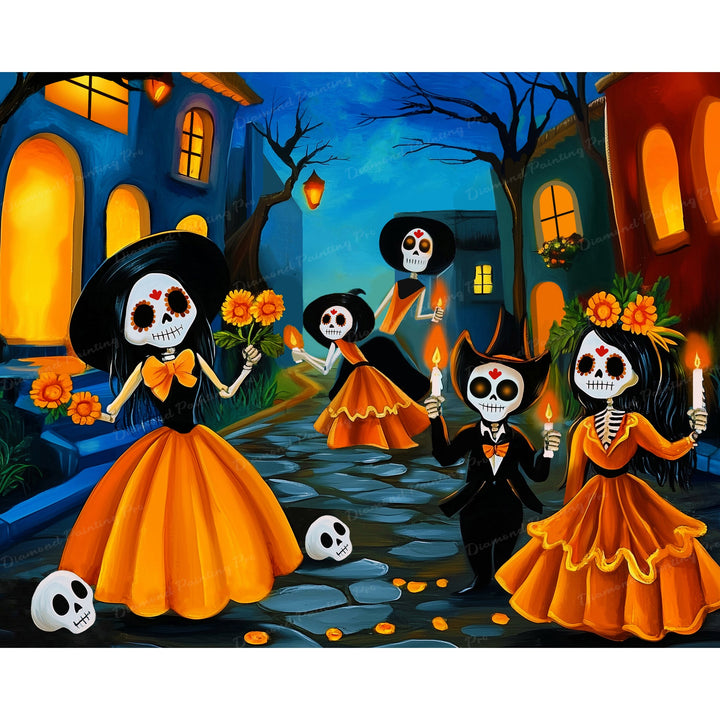 Dancing Skeletons | Diamond Painting