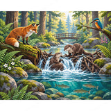 Forest Companions Diamond Art Design - Full Drill with 5d Square or Round Diamonds / AB Drills Available