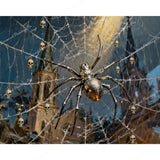 Gothic Skull Web Diamond Art Design - Full Drill with 5d Square or Round Diamonds / AB Drills Available