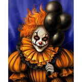 Halloween Clown | Diamond Painting Design - Full Drill Diamond Art with 5d Square or Round Diamonds - AB Drills Available