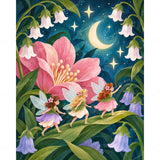 Moonlight Fairy Diamond Art Design - Full Drill with 5d Square or Round Diamonds / AB Drills Available