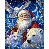 Santa and Polar Kingdom Diamond Art Design - Full Drill with 5d Square or Round Diamonds / AB Drills Available