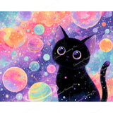 Stardust and Whiskers Diamond Art Design - Full Drill with 5d Square or Round Diamonds / AB Drills Available