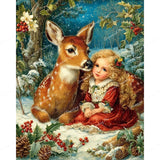 Whisper in the Woods Diamond Art Design - Full Drill with 5d Square or Round Diamonds / AB Drills Available