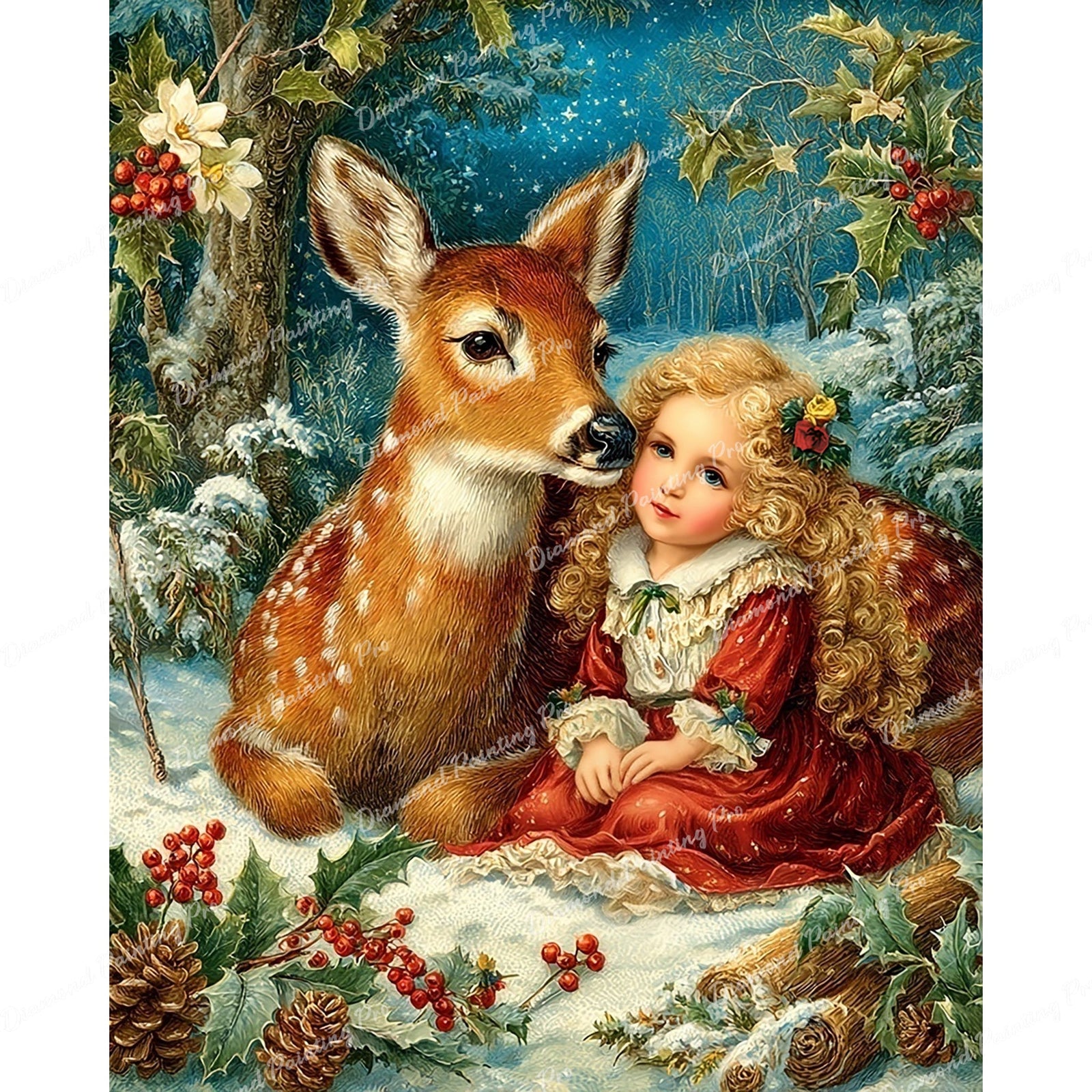 Whisper in the Woods Diamond Art Design - Full Drill with 5d Square or Round Diamonds / AB Drills Available