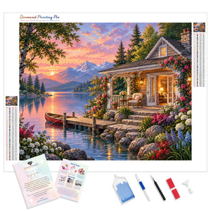 Lakeside Retreat | Diamond Painting