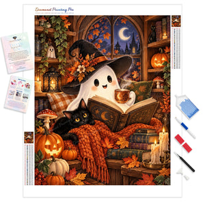 Little Ghost Cozy Read | Diamond Painting