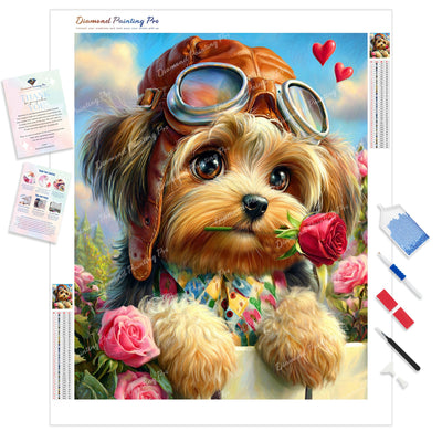 Love is in the Air Diamond Painting Kit - Full Drill / Square or Round Diamonds with AB Drills Option