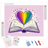 Love is Love Painting Kit - Full Drill / Square or Round Diamonds with AB Drills Option