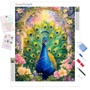 Majestic Jewel Peacock | Diamond Painting