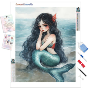 Mermaid's Christmas Wish | Diamond Painting