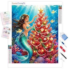 Mermaid’s Christmas | Diamond Painting