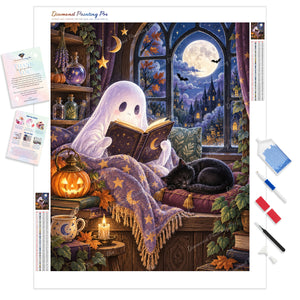 Moonlit Reading | Diamond Painting