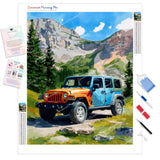 Off-Road Trip Diamond Painting Kit - Full Drill / Square or Round Diamonds with AB Drills Option