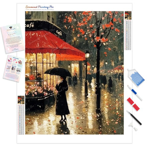 Paris in the Rain | Diamond Painting