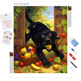 Playful Snatcher | Diamond Painting Kit - Full Drill - Square or Round Diamonds with AB Drills Option