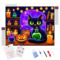 Potion and Paws | Diamond Painting Kit - Full Drill - Square or Round Diamonds with AB Drills Option