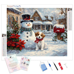 Puppy Post Patrol | Diamond Painting