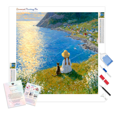 Quiet Vista for Two Diamond Painting Kit - Full Drill / Square or Round Diamonds with AB Drills Option
