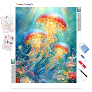 Radiant Jellyfish | Diamond Painting