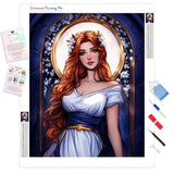 Radiant Muse Diamond Painting Kit - Full Drill / Square or Round Diamonds with AB Drills Option