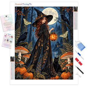 Red-Haired Witch | Diamond Painting