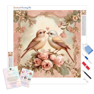 Rococo Lovebirds | Diamond Painting