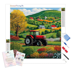 Rolling Hills Harvest | Diamond Painting