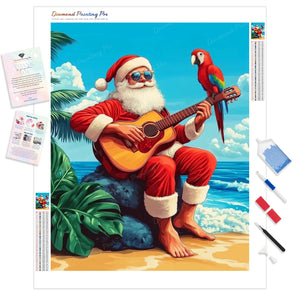 Santa's Tropical Escape | Diamond Painting