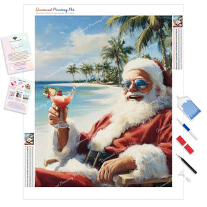Santa's Summer Vacation | Diamond Painting