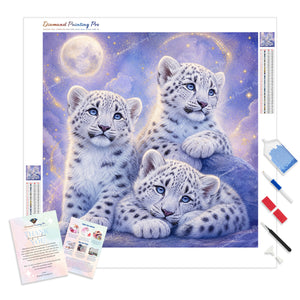Snow Leopard Cubs | Diamond Painting