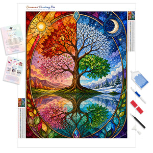 Solstice Tree of Life | Diamond Painting