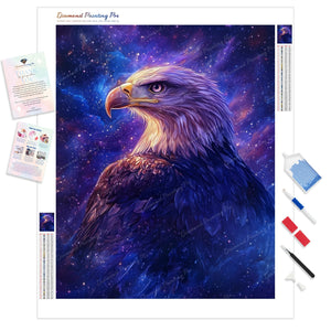 Starlit Cosmic Eagle | Diamond Painting