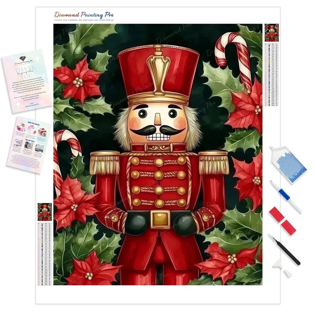 The Nutcracker Diamond Painting Kit - Full Drill / Square or Round Diamonds with AB Drills Option