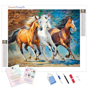 Three Galloping Horses | Diamond Painting