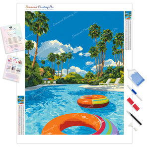Tropical Pool | Diamond Painting