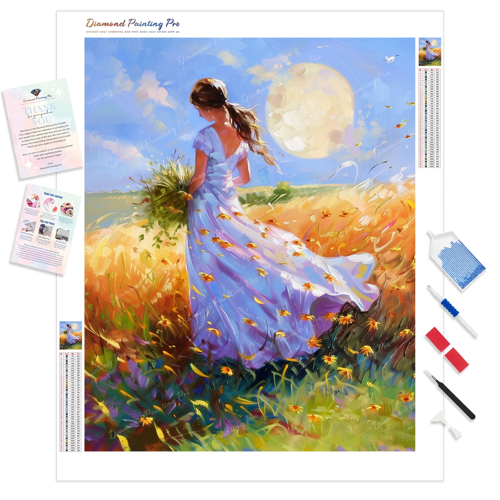 Whispers of Spring | Diamond Painting Kit - Full Drill - Square or Round Diamonds with AB Drills Option