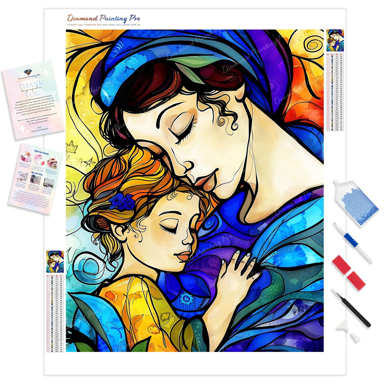 Eternal Mother's Love | Diamond Painting Kit - Full Drill - Square or Round Diamonds with AB Drills Option