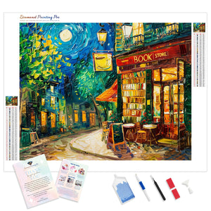 Starry Night Bookstore | Diamond Painting