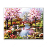 Japanese Garden Finished Diamond Painting For Sale From Diamond Painting Pro