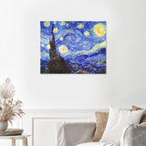 Starry Night Finished Diamond Painting with No Frame