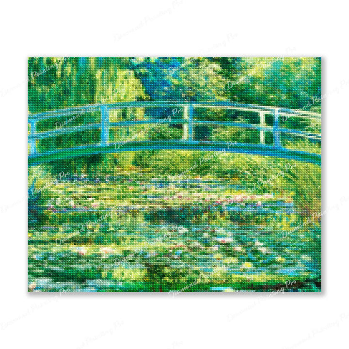 The Water Lily Pond - Claude Monet Finished Diamond Painting For Sale From Diamond Painting Pro