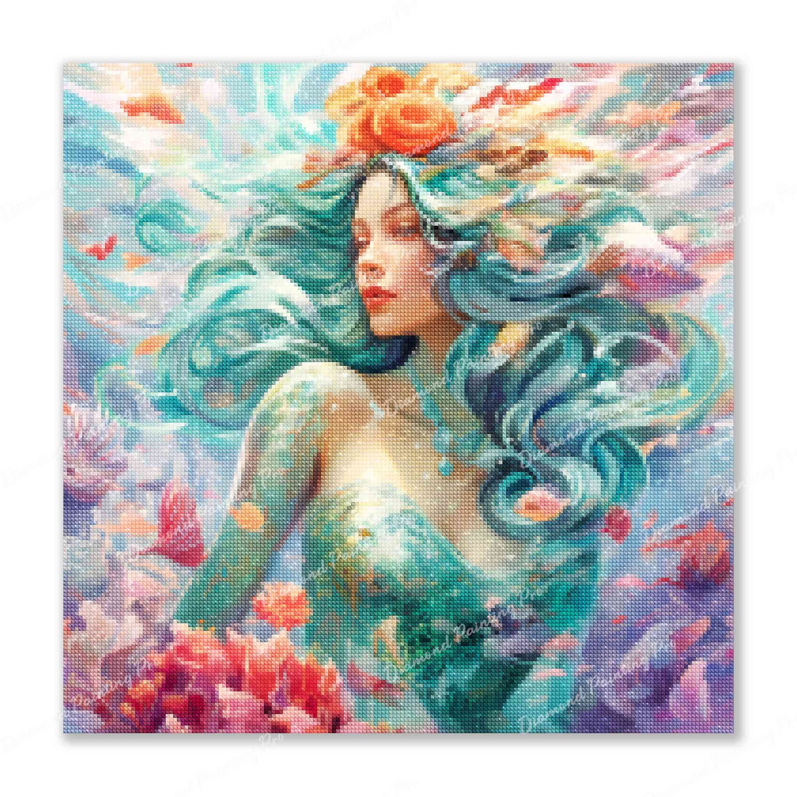 Enchanting Mermaid Delight Finished Diamond Painting For Sale From Diamond Painting Pro