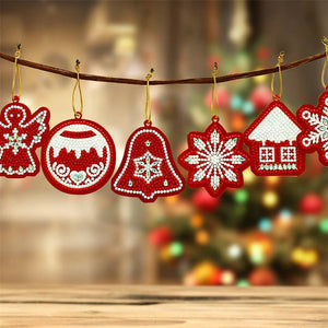 10pcs Diamond Embroidery Christmas Tree Pendant