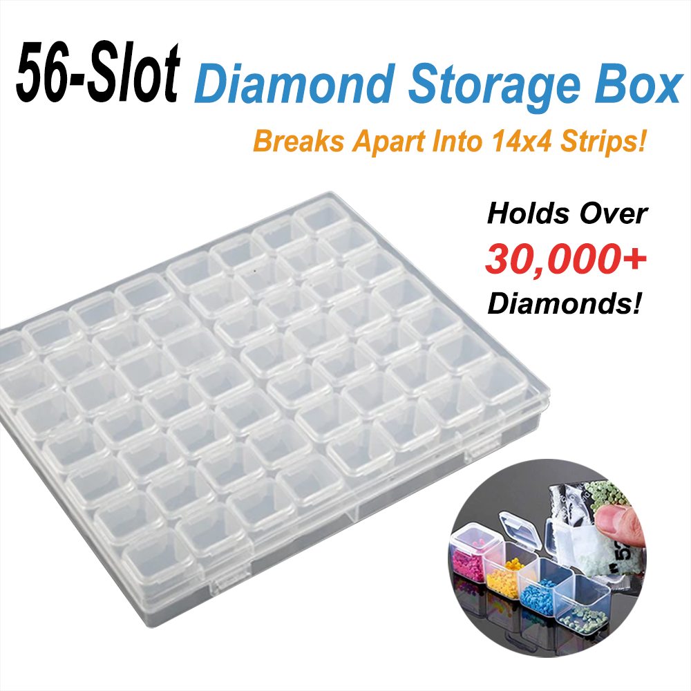 56 Slot Break-Apart Diamond Storage Box