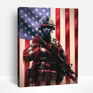 American Soldier | Paint By Numbers