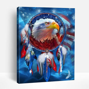 US Eagle Dreamcatcher | Paint By Numbers