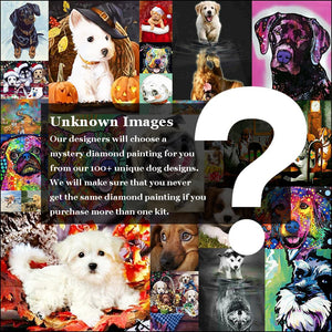 Dog Mystery Diamond Painting Kit