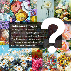 Flowers Mystery Diamond Painting Kit